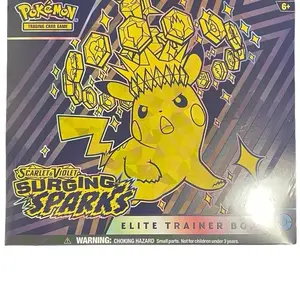 Pokémon TCG: Scarlet & Violet Surging Sparks Elite Trainer Box with 9 Booster Packs 1 Full-Art Foil Promo Card 65 Sleeves 45 Energy Cards & More pokemon