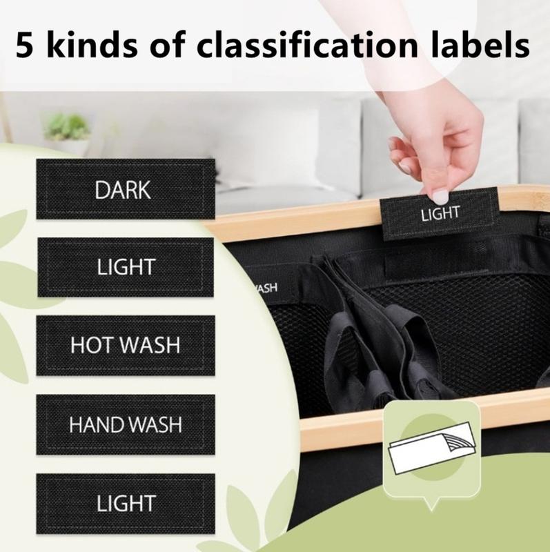 Extra Large 160L 3-Section Laundry Hamper with Lid & Sturdy Handle for Home Organization Dirty Clothes Basket with Three Sections