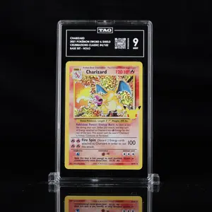 CHARIZARD 2021 POKÉMON SWORD & SHIELD #4/102 CELEBRATIONS CLASSIC COLLECTION BASE SET - HOLO TAG 9 MINT
