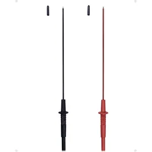 Multimeter Leads, Insulated Test Probe  Point Wire Testing Probes, Automotive Extra  Long Reach Prod for Standard 4 mm Test Leads Kit, 600V  III