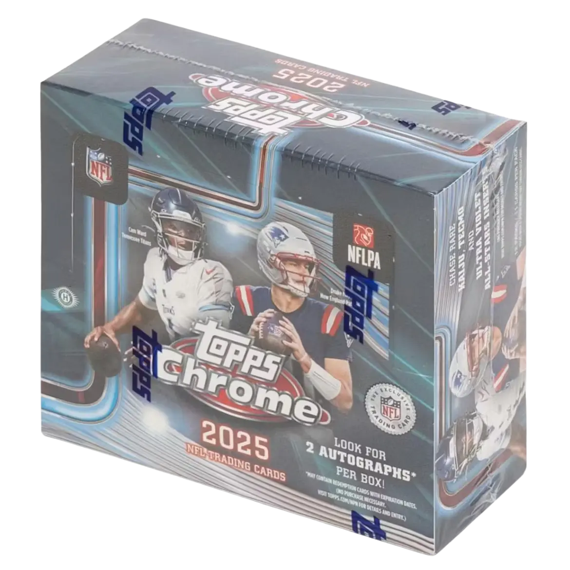 2025 Topps Chrome Football Hobby Jumbo Box