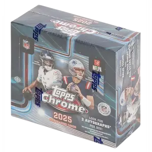 2025 Topps Chrome Football Hobby Jumbo Box