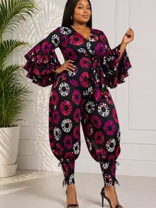 Midnight Bloom Ankara Set – Soft Drama. Bold Presence.