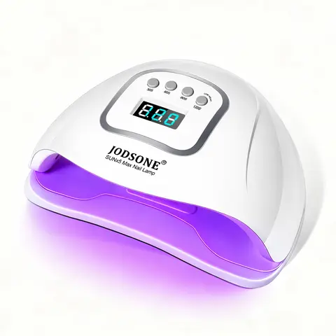 JODSONE UV LED Nail Lamp - Salon-Quality Selfcare Nail Drying Tool with Auto On/Off Sensor, 4 Timers for Home/Salon Manicures (Gel Polish Compatible)