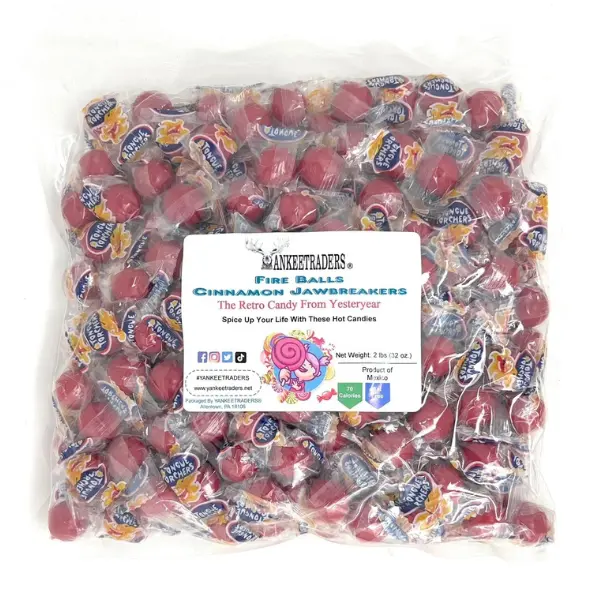 Fire Balls Cinnamon Jawbreaker Candy, 2 lbs