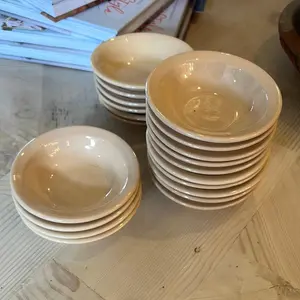Small Ceramic Beige Bowl