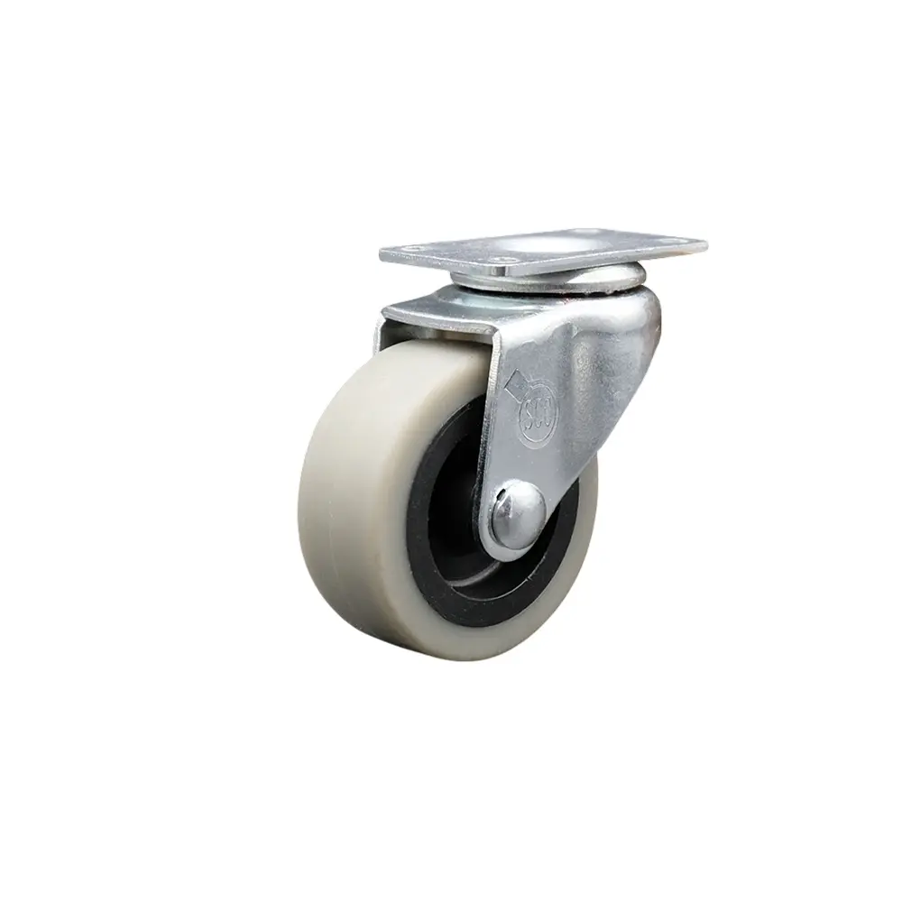 Service Caster Brand Replacement for Colson Caster 1.02266.441 - 2 Inch Swivel Thermoplastic Rubber Caster Wheel with Top Plate - 80 lbs. Per Caster
