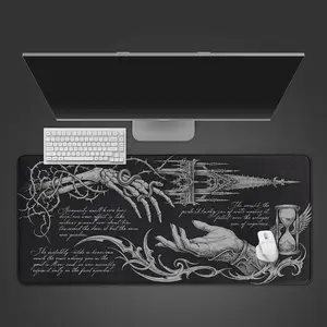 Ironbound Legacy Sigil – Gaming Desk Mat, XL Mouse Pad, Goth Desk Decor, Non-Slip Desk Pad, Gift for Gamers1