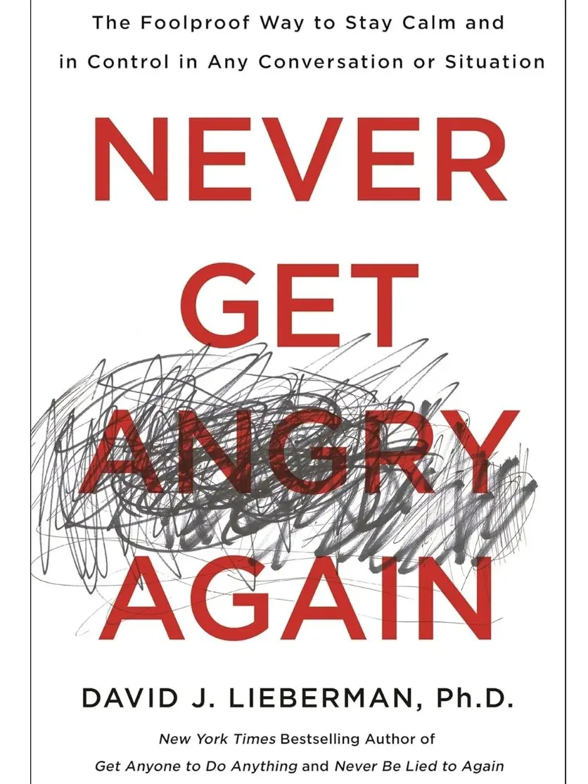 Never Get Angry Again: Dr. David J. Lieberman Ph.D.'s Foolproof Method to Stay Calm, Control Anger - English Humanities & Social Sciences, Career & Self-Help Softcover Book for Anger Management Seekers with Comprehensive Insights