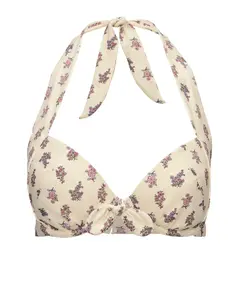 Shelbie B1 Floral Beige 2 Swimwear Top