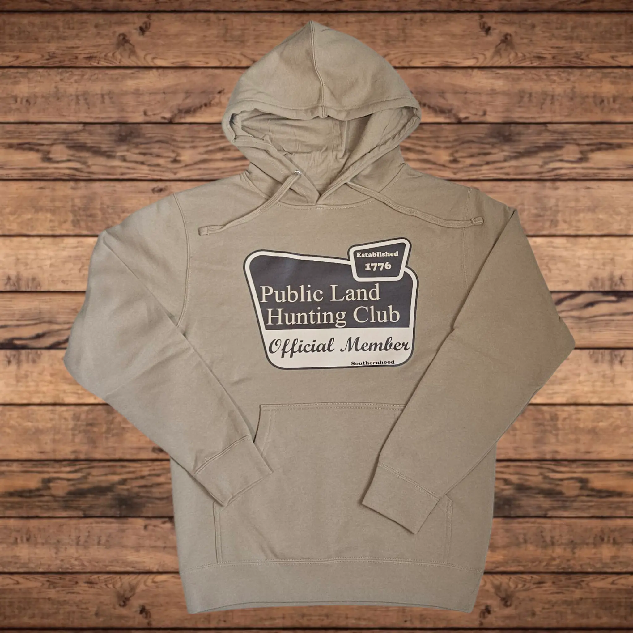 Public Land, Hunting Club Hoodie, Khaki