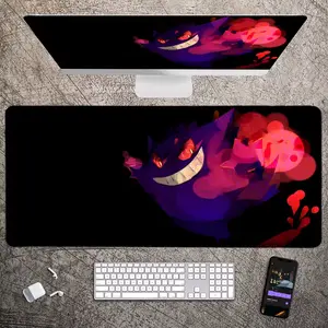 Pokémon Desk Mat - Gengar Mouse Pad, Gaming Keyboard Rug, Anime Play Mat, Ideal for Gaming and Anime Enthusiasts