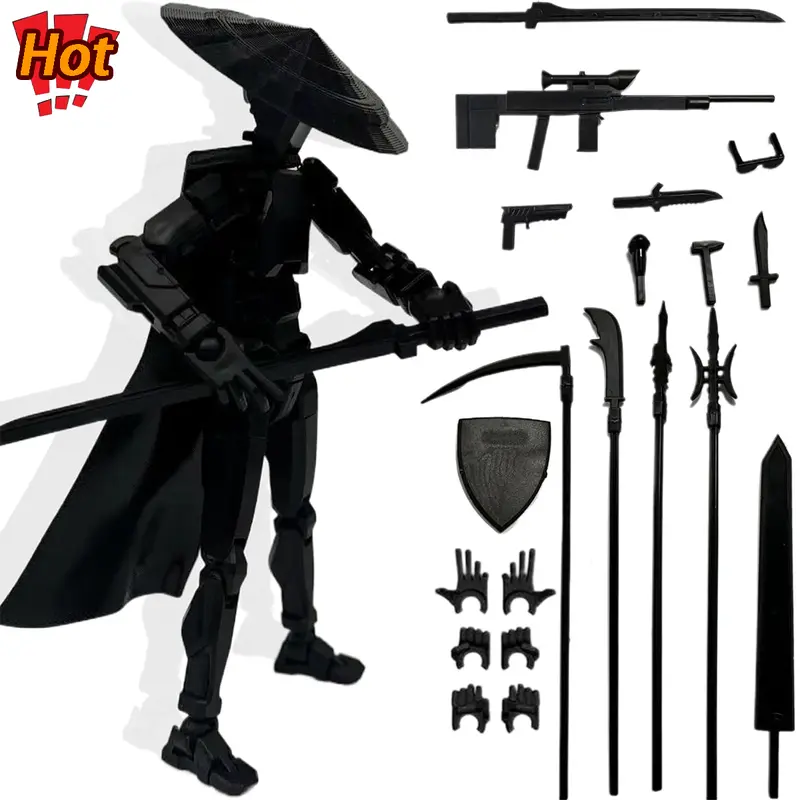 Blade's Ballad Already Assembled T13 Action （Completed assembly model）,T13 Multi-Jointed Movable 3D Printed Toys Valentine's Day gift for boys