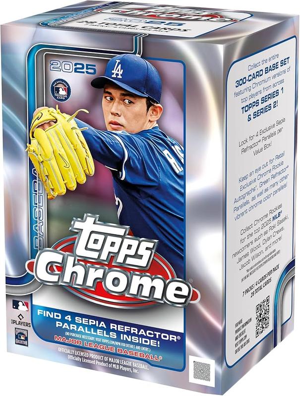 ONE PACK - 2025 Topps Chrome MLB Value Box