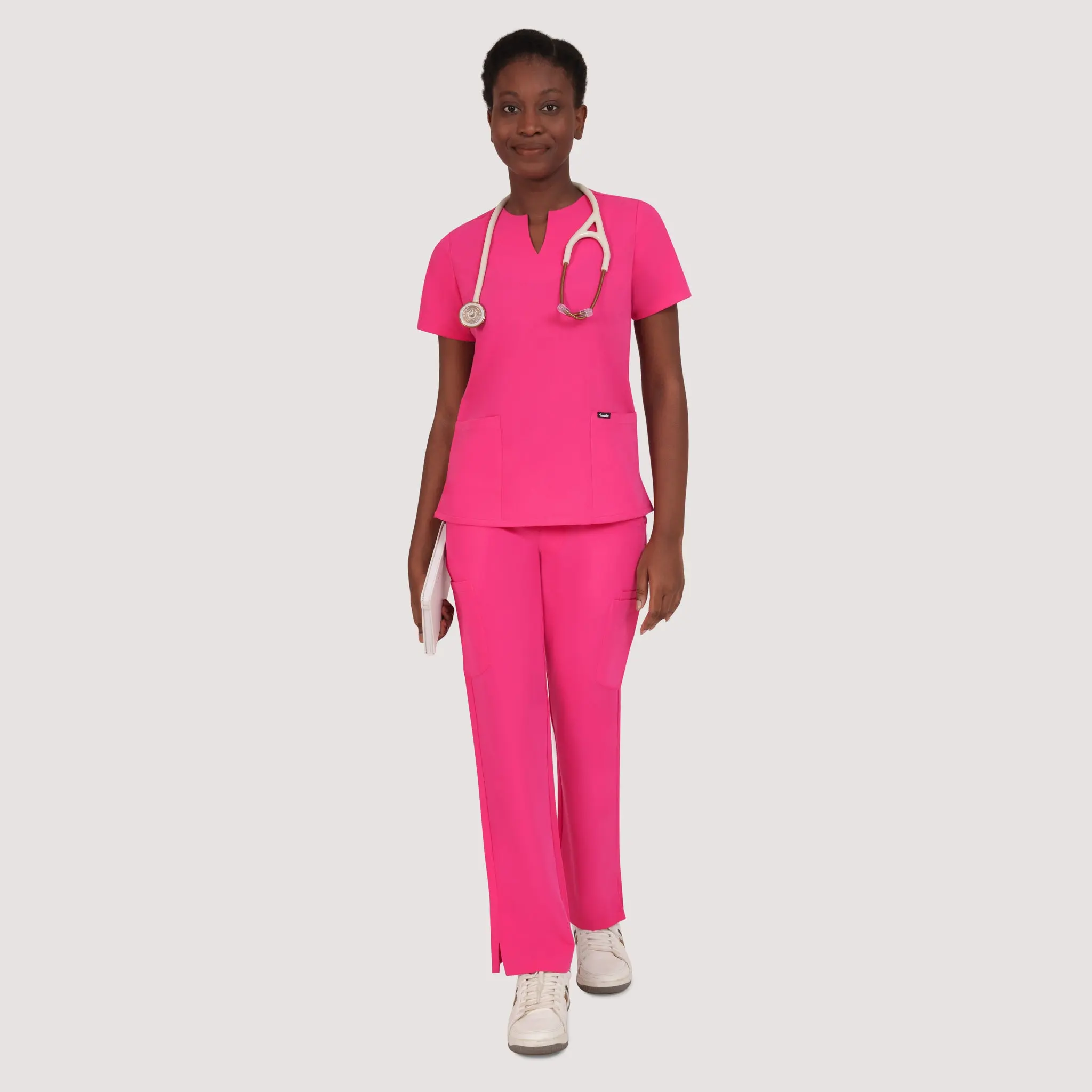Nexa Six-Pocket Scrub Top
