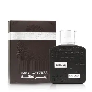 Lattafa Ramz Silver for Unisex Eau de Parfum Spray, 3.4 Ounce / 100 ml