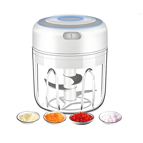 Handheld Mini Food Processor - USB Rechargeable Cordless Kitchen Utensil, USB Portable Blender for Vegetable Chopping, Garlic Mincing - US Stock