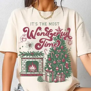 It’s The Most Wonderful Time Unisex T-Shirt, Holiday Season Funny Holiday Lights Design, Retro Christmas Movie, Merry Christmas Shirt, Graphic Design For Men and Women