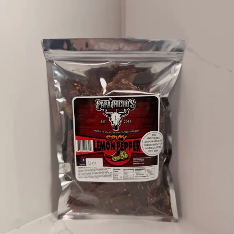 Spicy Lemon Pepper MEGA BITES Snack Seasonings Spice Powder