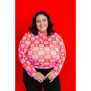 TABY ORIGINAL: Check Yourself Before You Wreck Yourself Peekaboo Mesh top IN SIZES XS-5X***