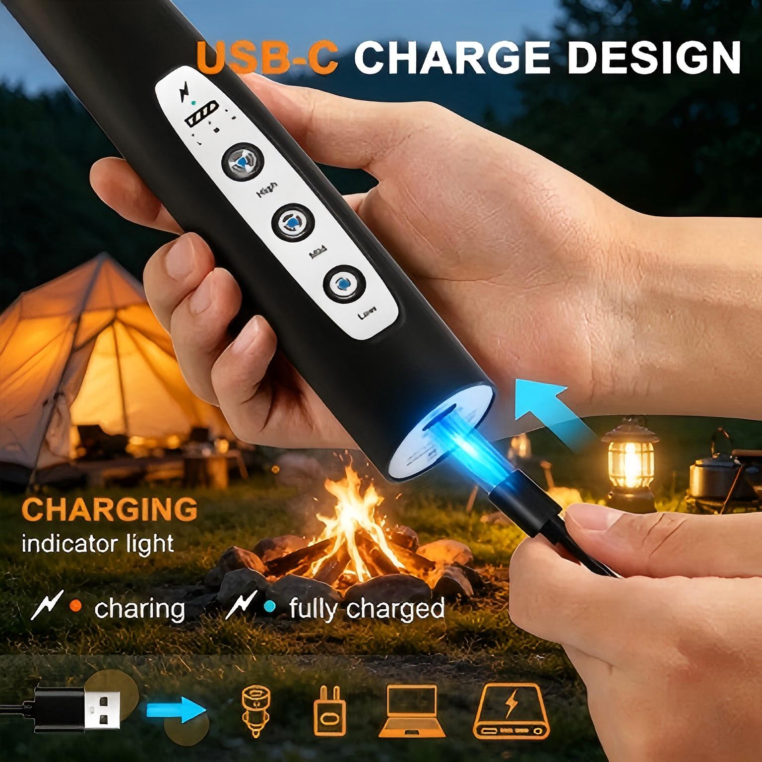 Rechargeable Handheld Milk Frother, 3-Speed Electric Whisk with 3 Interchangeable Heads, Coffee Frother for Latte, Cappuccino, Hot Chocolate & Egg Mixing