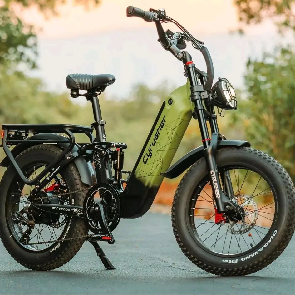 Brand New Cyrusher Kommoda3.0 750W 48V20Ah 20" Electric Mountain Fat Tire E-Bike