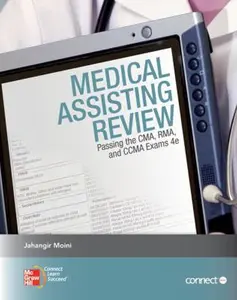 USED Book - Medical Assisting Review: Passing the CMA, RMA, and CCMA Exams by Jahangir Moini (Paperback) - english