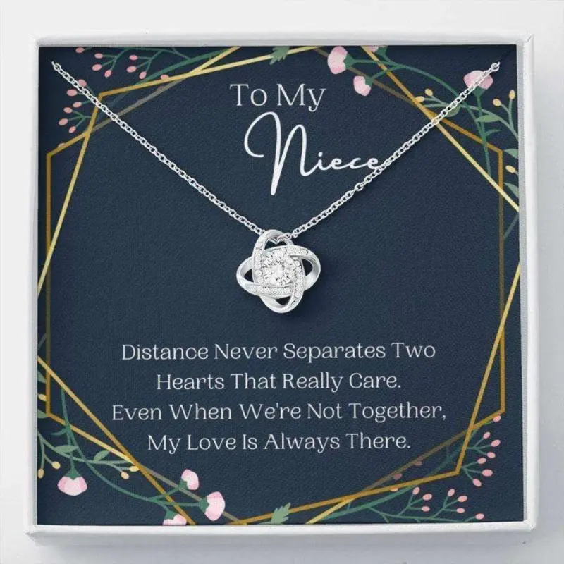 Niece Necklace, To My Niece Necklace Gift, Necklace For Niece, Birthday Necklace For Niece, Gift From Aunt Custom Necklace 21, Personalized necklace, jewelry, birthstone pendant, faith-themed gifts, cross, hearts, angel charm