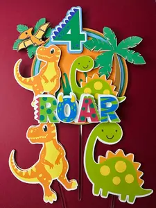 Dinosaur Cake Topper, Dinosaur cake decor