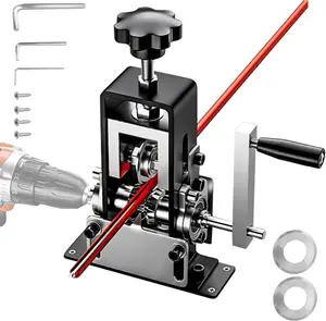 Manual and Electric Drill Operable Wire Stripping Machine Gauge Wire 0.06-1 inches,Scrapping Copper Wire Peeler Machine,Drill Powered Hand Crank Wire Stripper Tool for Scrap Copper Recycling