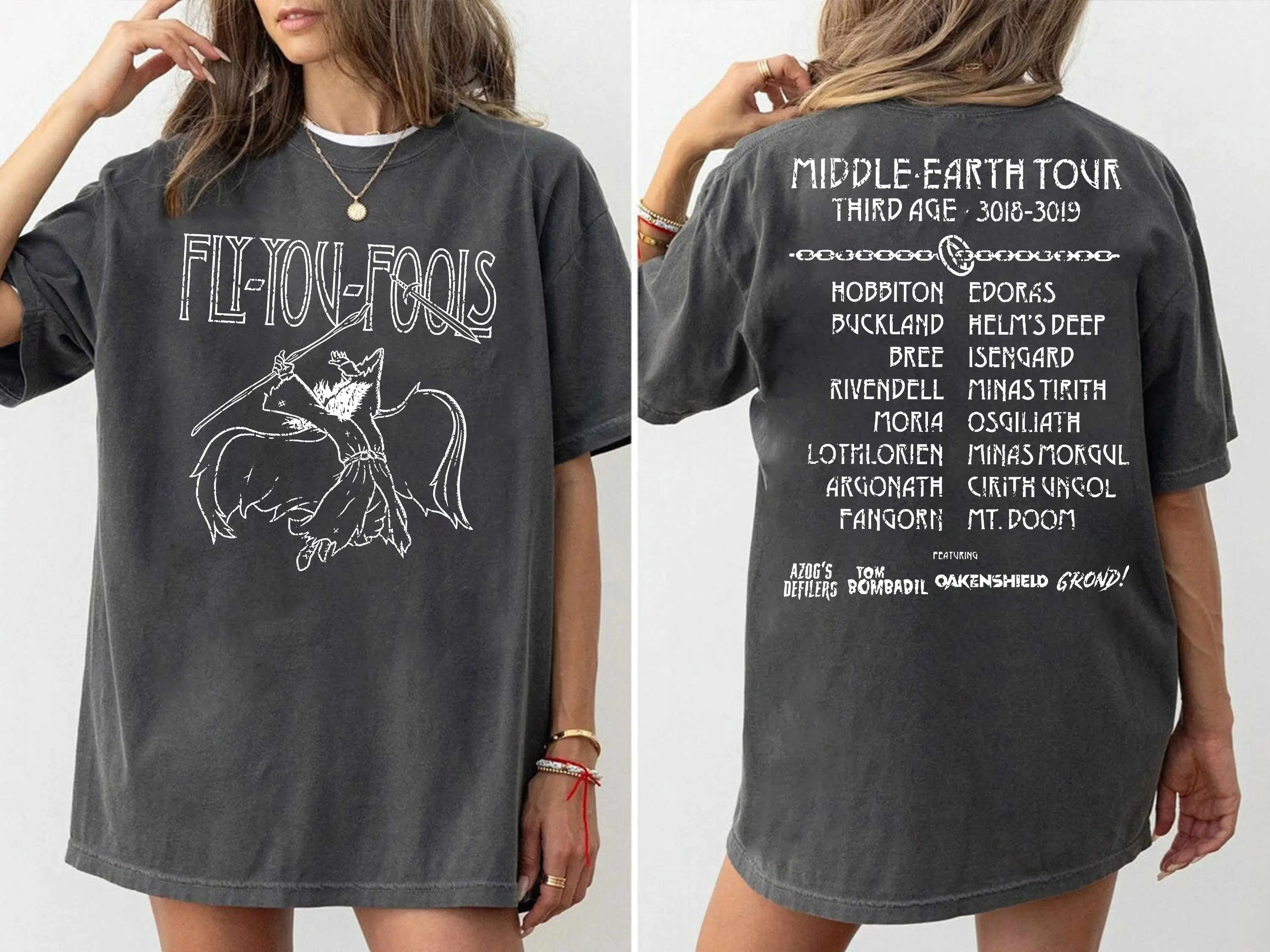 gandalf skating t shirt - TikTok Shop