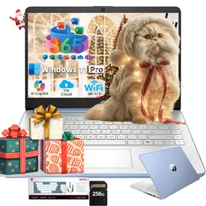 HP 14'' HD Student Business Laptop Computer | Windows 11 Pro | Webcam | AI-Powered Intel N150 | Ultra Light | Up to 16GB RAM 256GB SSD | Accessory Bundle