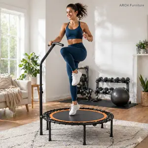 ARCH XTP006 Assembled sports trampoline happy expression outdoor and indoor, Indoor/Outdoor