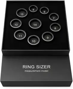 Ring Sizing Kit – 10 Samples, Sizes 5–14, Find Your Before Ordering