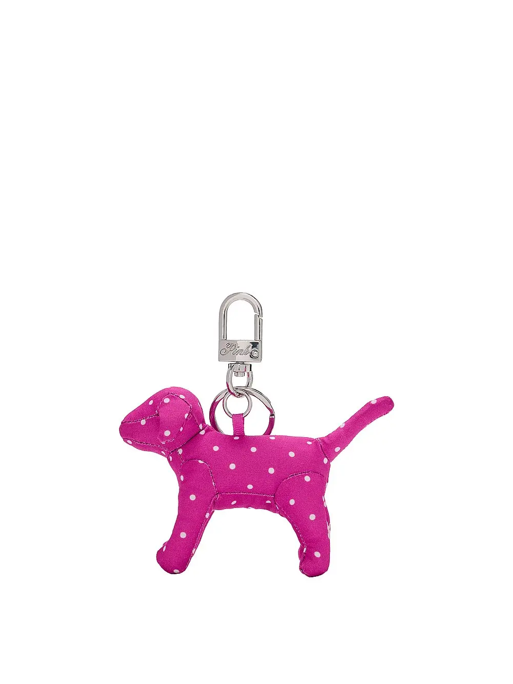 PINK Micro Dog™ Keychain Charm