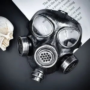 1PC Men's Full Face Gas Mask Design Suitable for Makeup Parties And Halloween Role-playing props