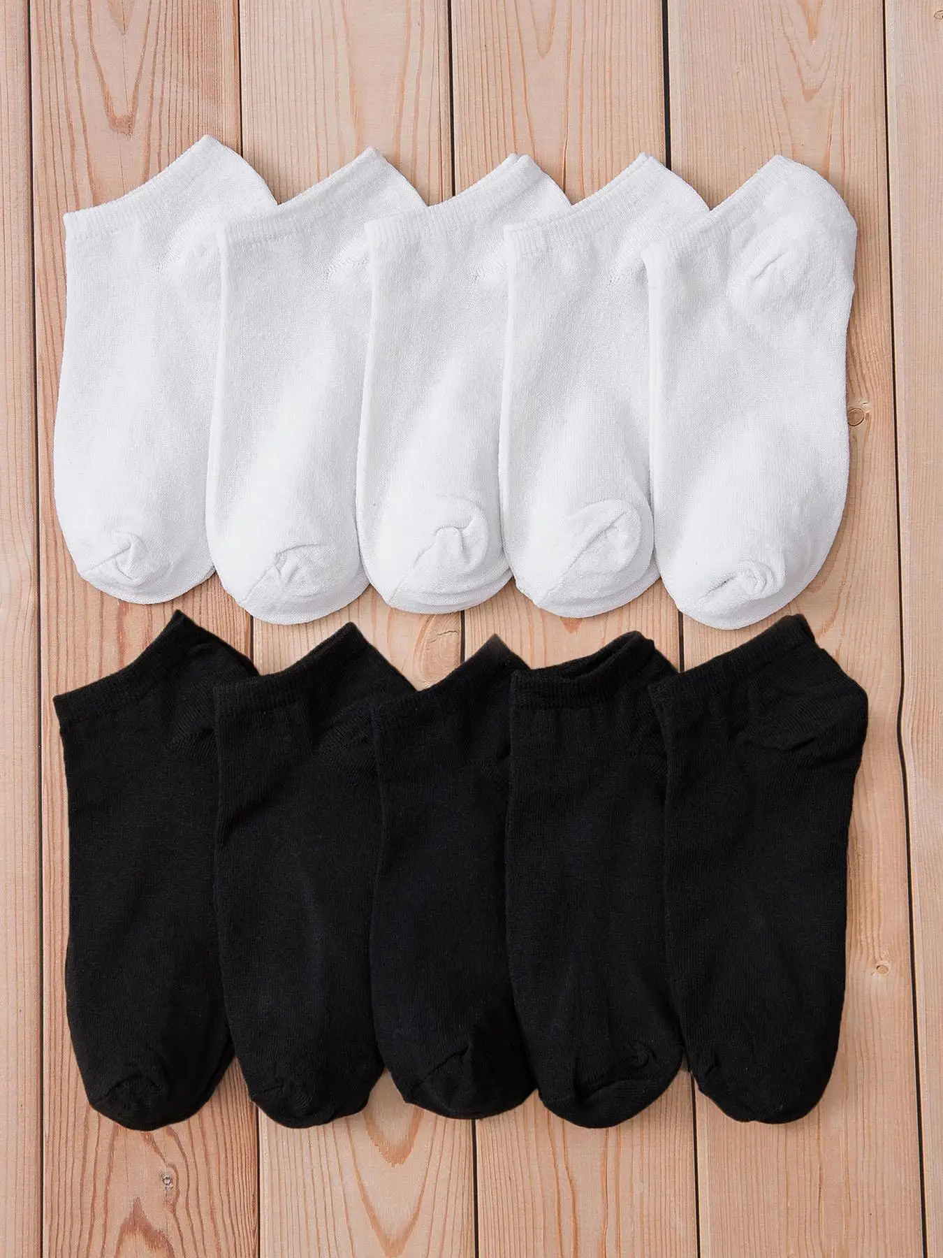 Women's Breathable & Thin Plain Soft Ankle Socks, Casual Comfortable Low Cut Multi-pack Knit Socks, Womenswear