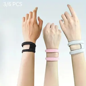 3/6 Pcs Comfortable Wrist Support Brace for Daily Work & Sports, Adjustable Stabilizer for Wrist Comfort, Home Care Essential, Household Comfort Supply, Daily Chore Helper