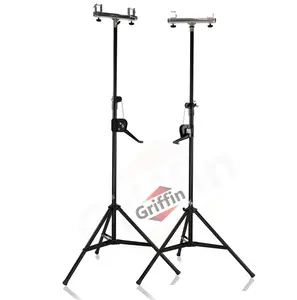 Light Trussing Stands by GRIFFIN | T Adapter DJ Booth Kit & Truss System for Lighting Cans & Speakers | Pro-Audio Stage Platform Hardware Mounting Package | PA Equipment Gear Holder | Live Music Gigs