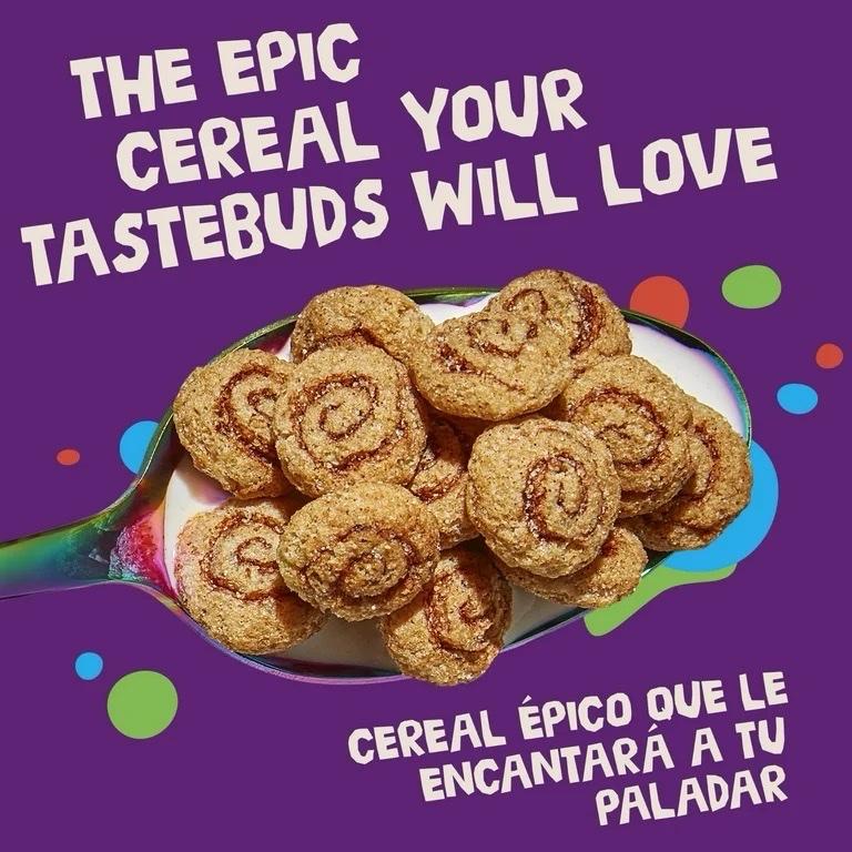 Cinnamon Toast Crunch Rolls, Breakfast Cereal, 10.7 OZ Box Instant Muesli