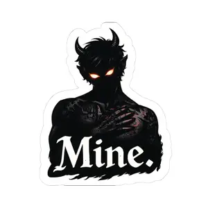 Mine — Dark Villain Kiss-Cut Sticker