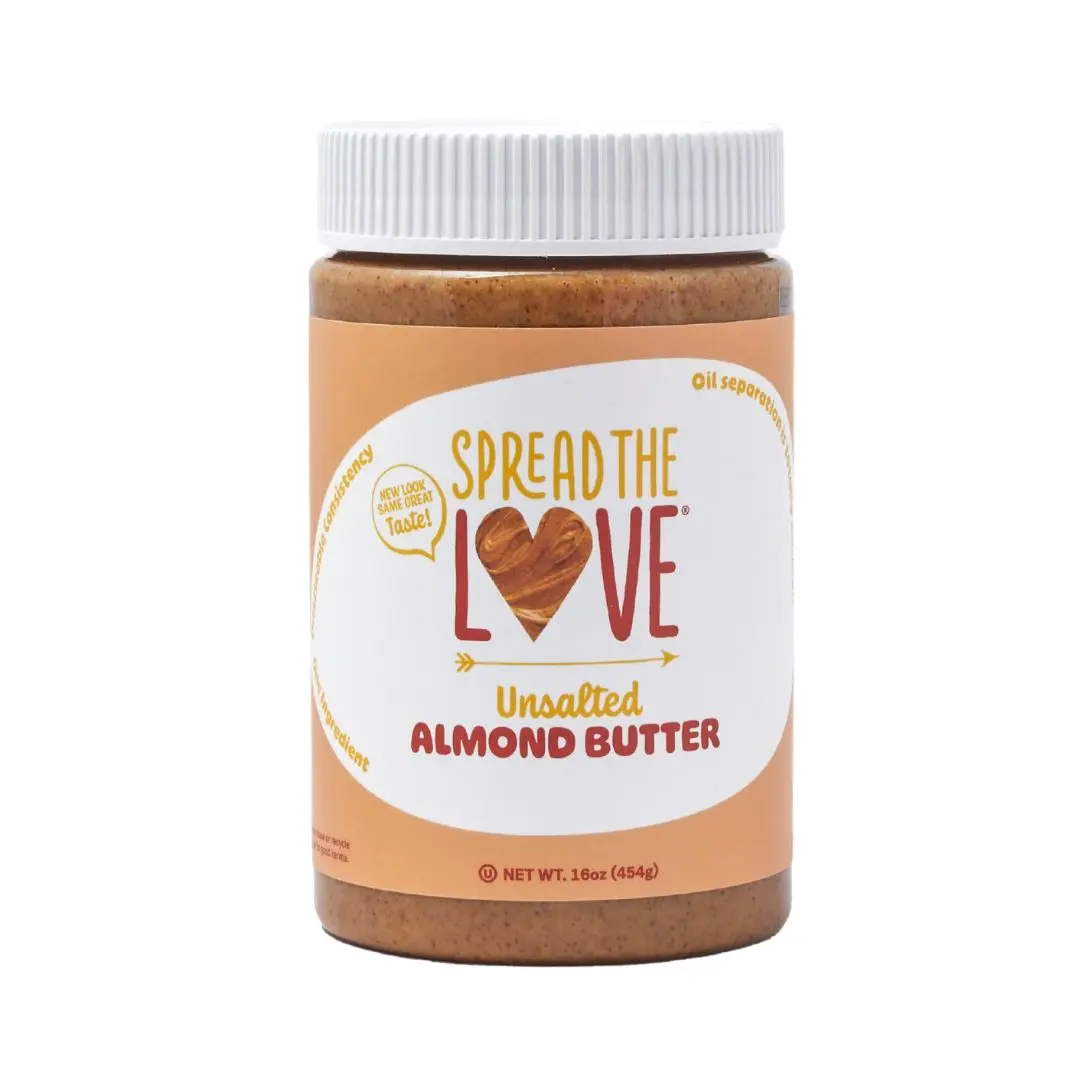 Spread The Love UNSALTED Almond Butter -  16 Ounce