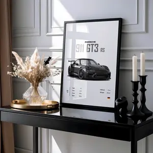 [UNFRAMED POSTER] Porsche 911 GT3 RS Car Print