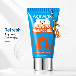 Acewink Waterless Shampoo Gel - Haircare Essential, Instantly Fresh Shampoo, No-Water-Needed Root Refresh, Travel Hair Care Product