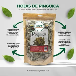 Pinguica  Leaf Premium 4 oz Herbal Tea Bag – Supports Urinary Health & Promotes Natural Cleansing – Naturally Caffeine-Free Beverage