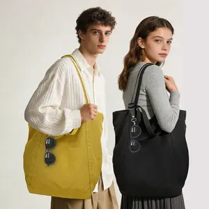 Shopping Tote Beach bag Tote Bag Foldable Lightweight Large Nylon for shopping & beach &Work & School - Fits everything, 0.6 lbs (19.7”x16.5"x7.9")