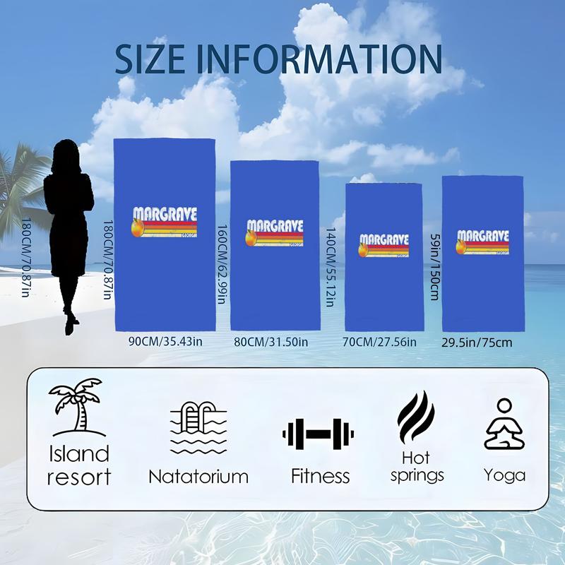 Lost Soft Microfiber Bath Towel Set Salon Gym Yoga Travel Super Absorbent Lightweight Quick Dry and Durable