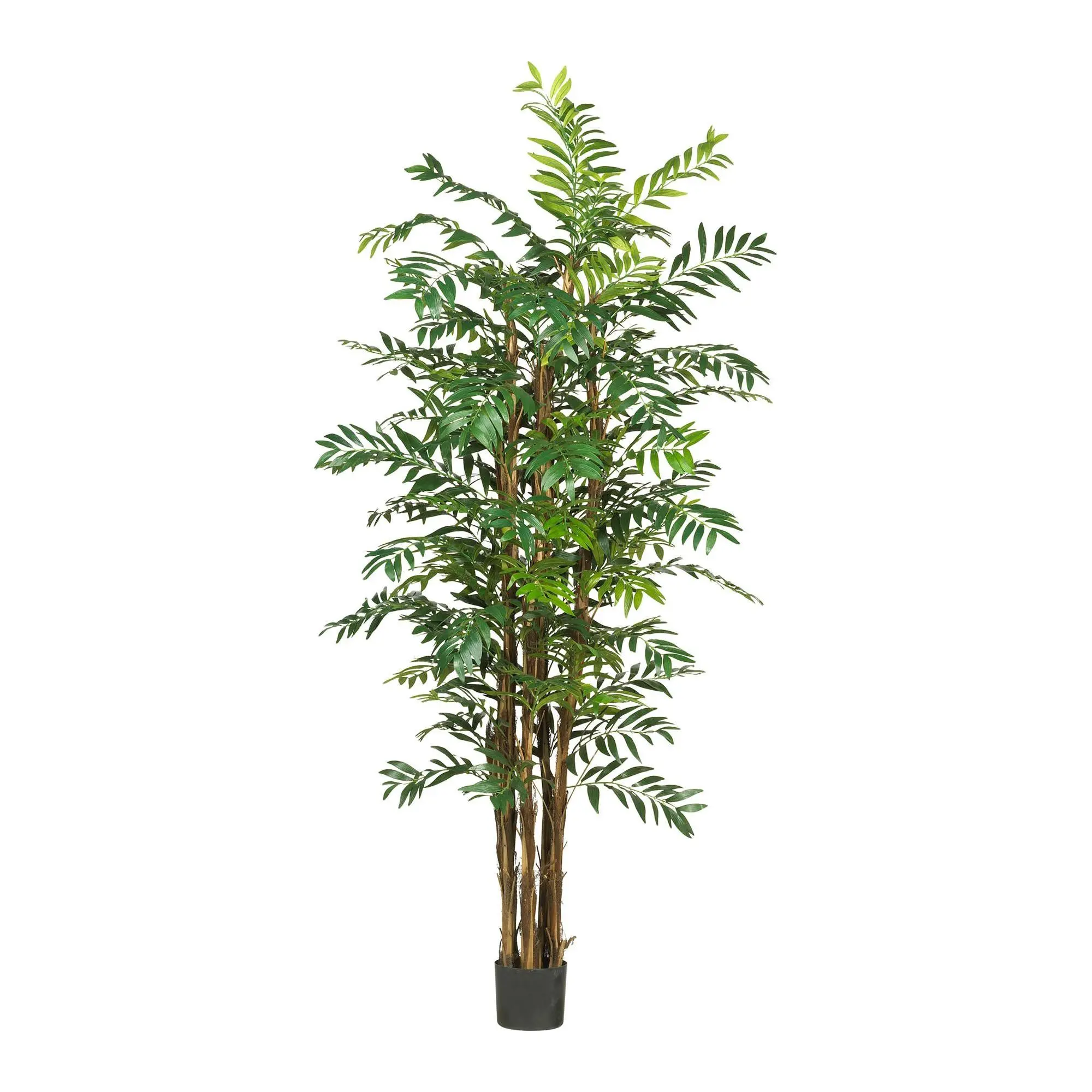 7' Bamboo Palm Silk Tree by Nearly Natural