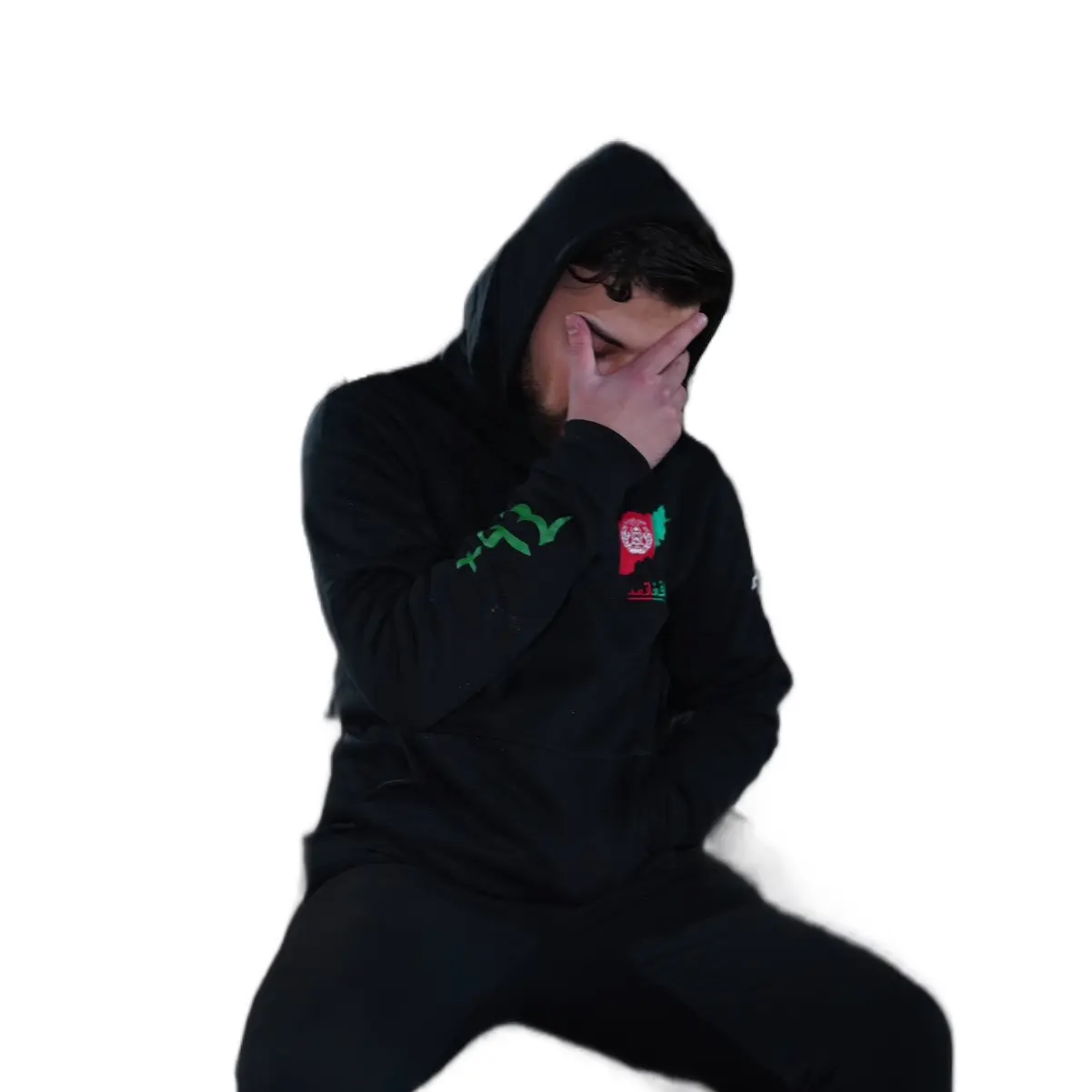 Afghanistan reflective hoodie