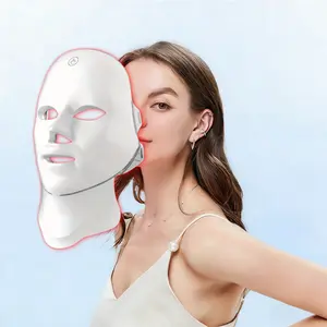 2027 New Light Therapy Mask for Skin Repair, Acne Treatment, Anti-Wrinkle, Face Neck Care Tool, Facial Beauty Machine, USB Charging, Home Beauty Set, Gift for Girlfriend